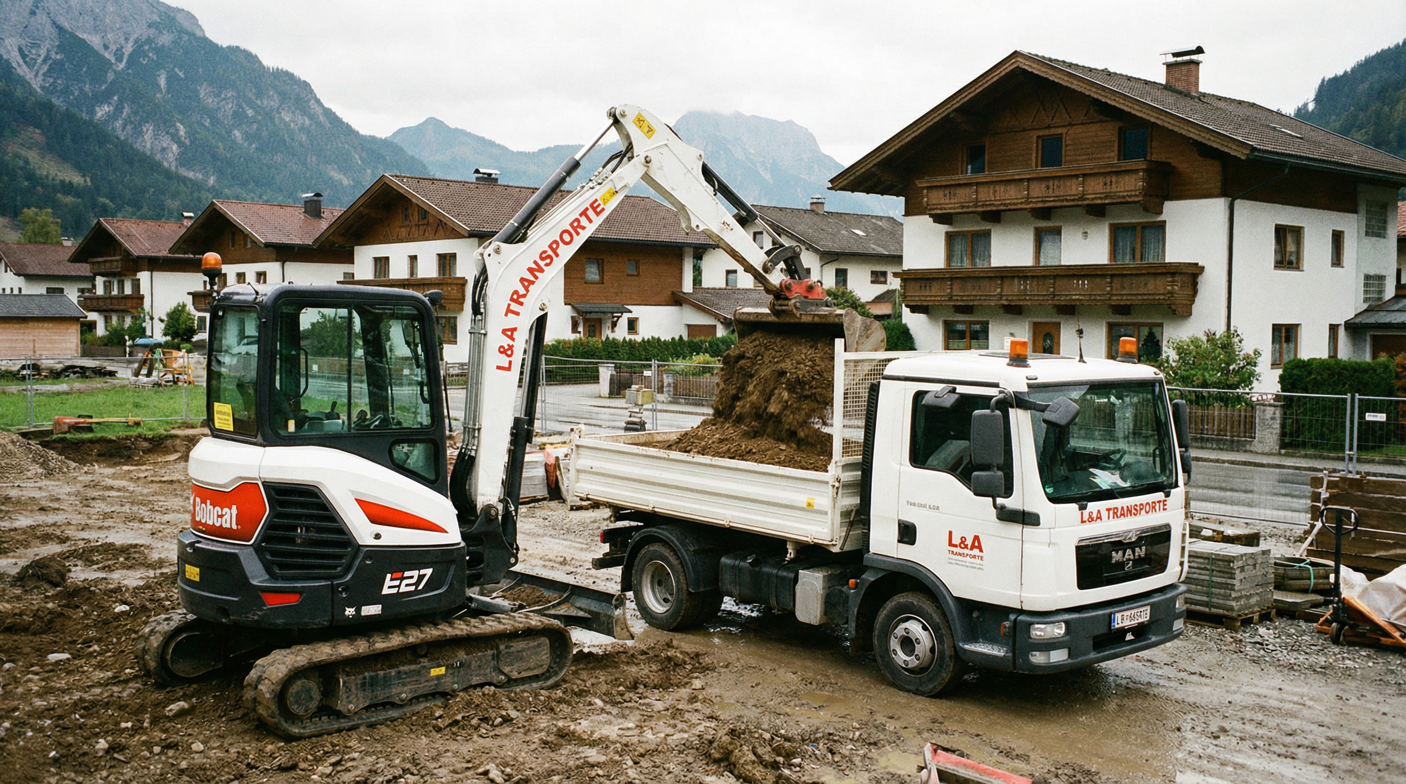 Materialtransport Wien - L&A Transporte Wien